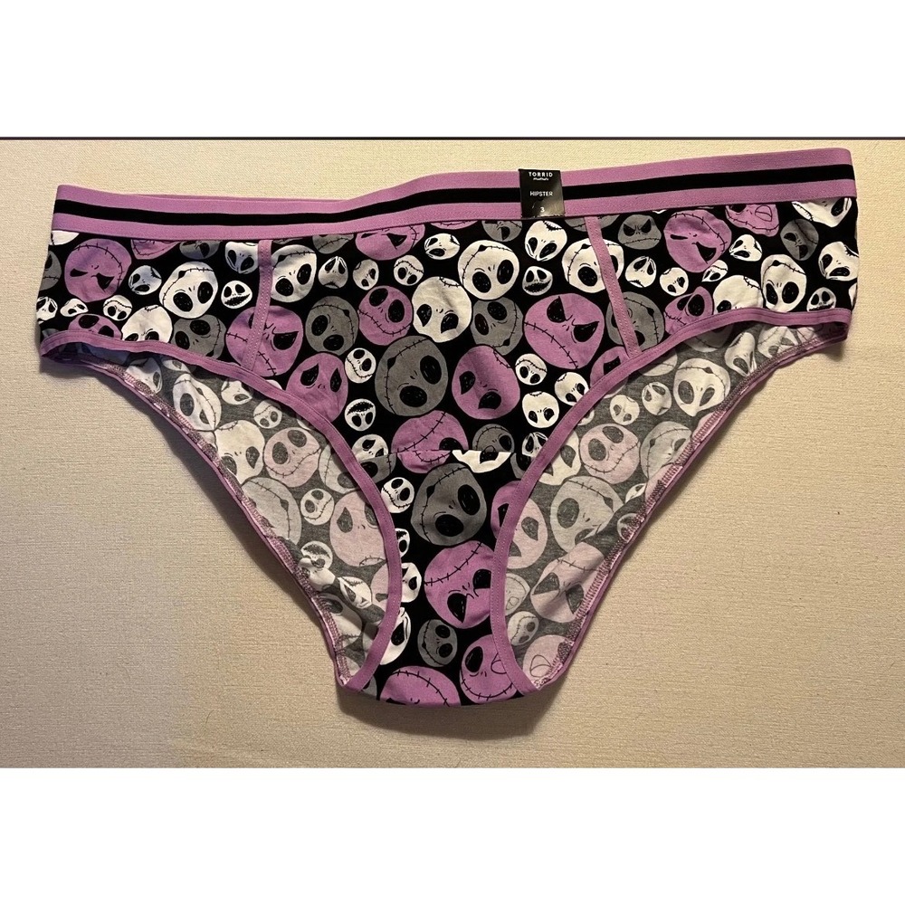 Torrid Disney Nightmare Before Christmas Jack Hipster Panties 3-3X NWT